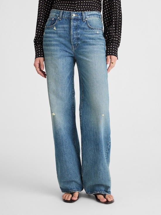 Madewell Denim - NWT Madewell low slung baggy full length inseam jeans